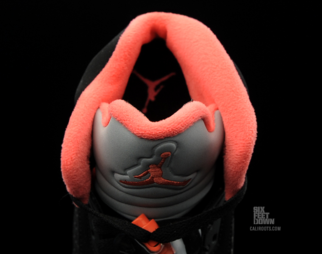Air Jordan V Gs Black Alarming Red 6