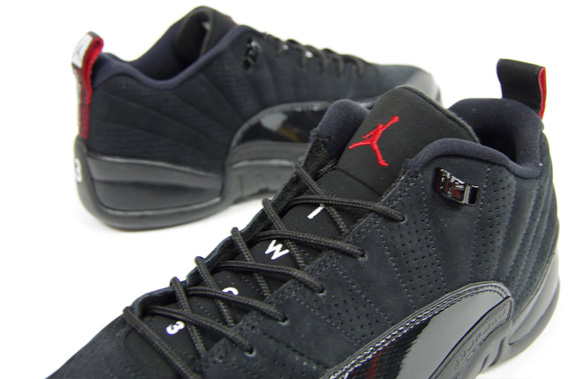 Air Jordan Xii Low Black Patent Varsity Red Mita 03