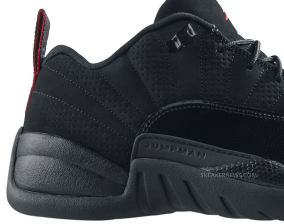 Air Jordan Xii Low Black Varsity Red Release Info 04