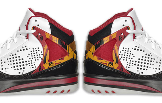 Jordan Phase 23 Hoops – White – Cardinal Red – Bronze