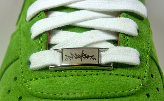Nike Air Force 1 Bespoke Mayor Green Suede 02