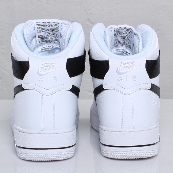 Nike Air Force 1 High White Black 4
