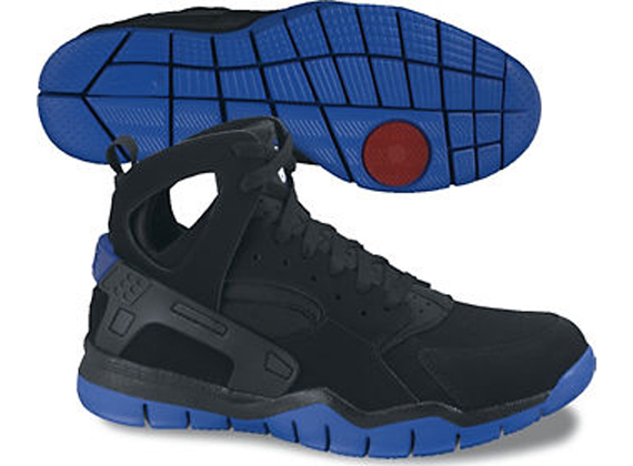 Nike Air Huarache Bball 2012 Black Varsity Royal Black Spring 2012