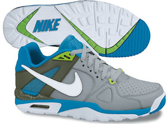 Nike Air Trainer Classic Wolf Grey Neptune Blue Dark Grey White Spring 2012