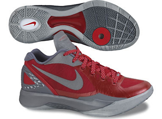 Nike Zoom Hyperdunk 2011 Low Lw Pe Sport Red Cool Grey Metallic Silver Spring 2012