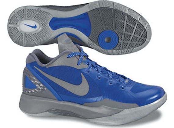 Nike Zoom Hyperdunk 2011 Low Lw Pe Treasure Blue Cool Grey Metallic Silver Spring 2012