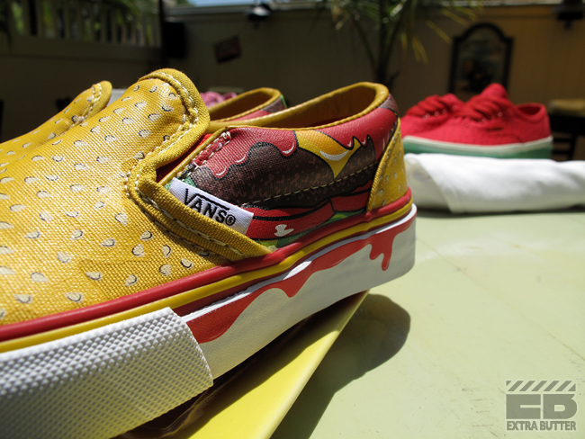 Vans Era + Slip-On - Cheeseburger + Watermelon + Sprinkles