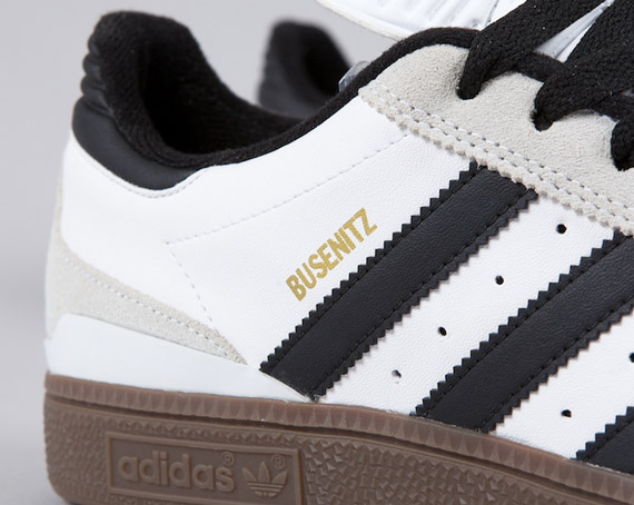 adidas Busenitz - White - Black - Gum