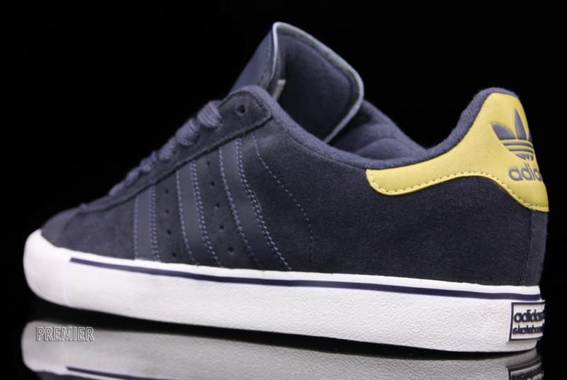 Adidas Skate Campus Vulc Navy Gold White 5