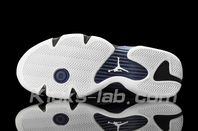 Air Jordan 14 Light Graphite Midnight Navy Black 4