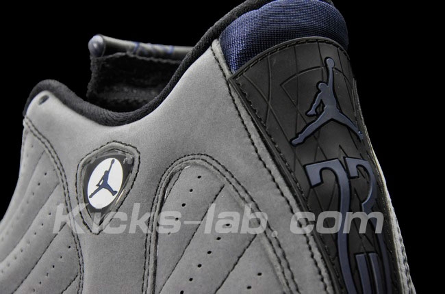 Air Jordan 14 Light Graphite Midnight Navy Black 7