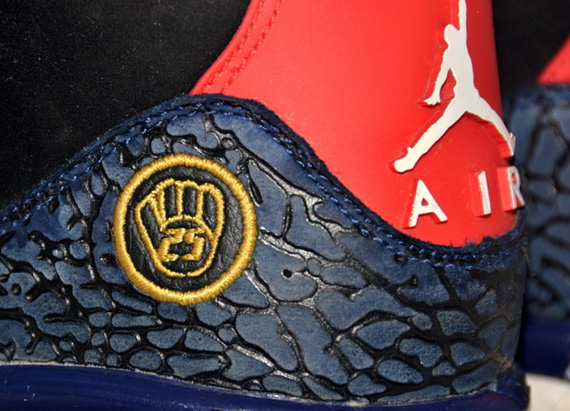 Air Jordan III - Andruw Jones Atlanta Braves Game-Worn PE Cleats