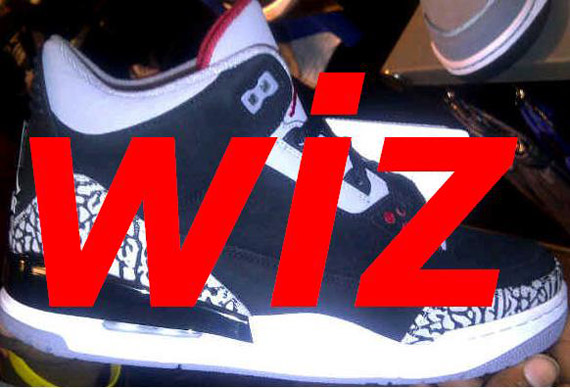Air Jordan III Retro 2011 - Black - Cement | Nubuck Sample