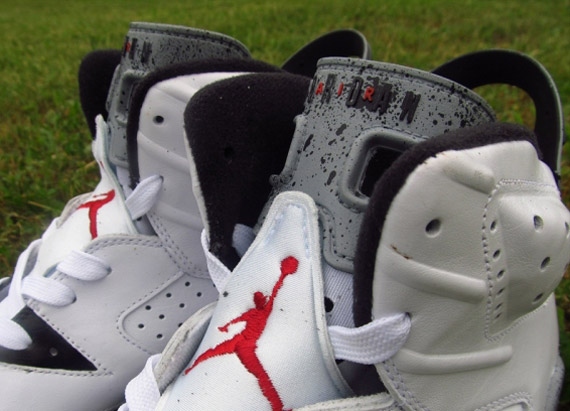 Air Jordan VI 'White Cement' Customs by MizzeeCustoms