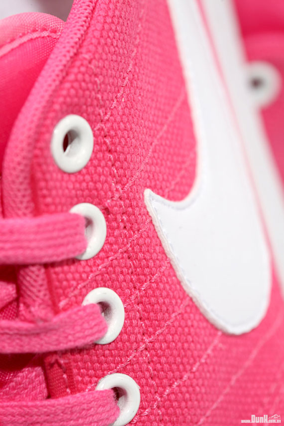 Nike All Court Low Canvas White Pink Blue 04