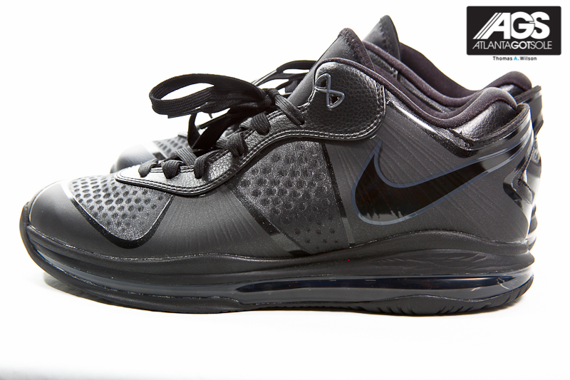 Nike Lebron 8 V2 Low Triple Black 2