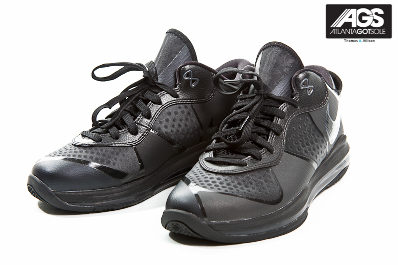 Nike Lebron 8 V2 Low Triple Black 3