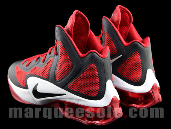 Nike Shox Hyperballer - Black - Red - White