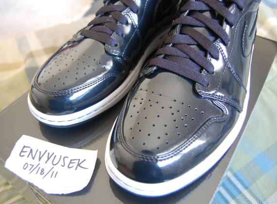 Air Jordan 1 High Black Patent Sample New Images 03