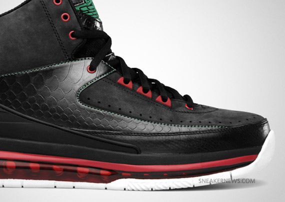 Air Jordan 2.0 - Black - Classic Green - Varsity Red | Release Date