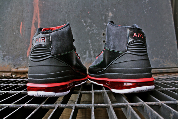 Air Jordan 2.0 Black Varsity Red Classic Green White 4