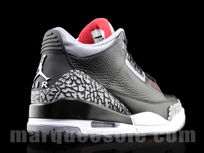 Air Jordan 3 Black Cement 3m