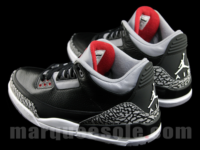 Air Jordan 3 Black Cement 5m