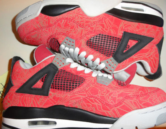 Air Jordan IV Laser - Varsity Red | Sample on eBay