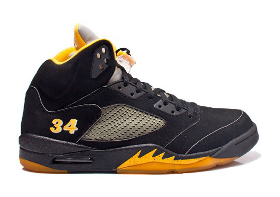 Air Jordan V Black Sunstone Ray Allen Sonics Pe 06