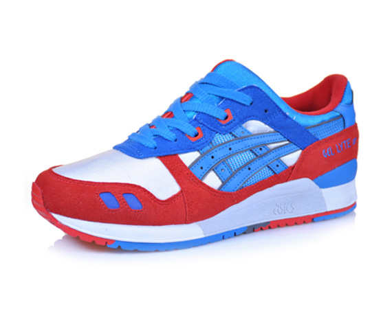 Asics Gel Lyte Iii Red White Blue Zillion July 2011 Hanon 01