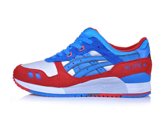 Asics Gel Lyte Iii Red White Blue Zillion July 2011 Hanon 02