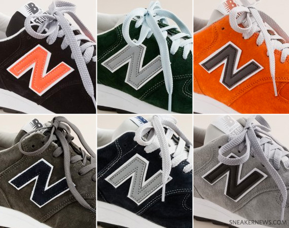 Jcrew New Balance 1300 Fall 2011 Colorways Summary