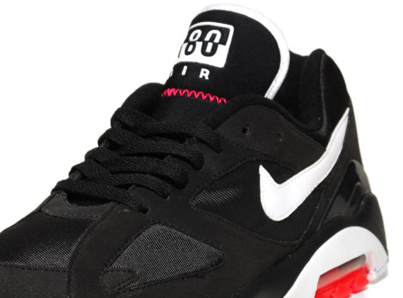 Nike Air 180 - Black - White - Solar Red