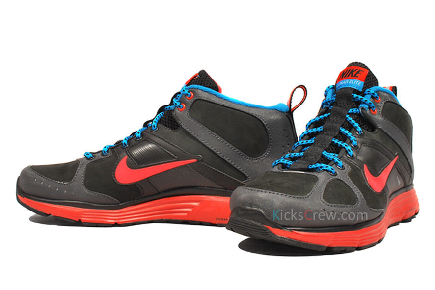 Nike Lunar Elite Trail Black Max Orange Anthracite Metallic Silver 1