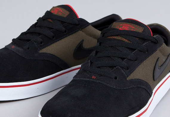 Nike SB V-Rod – Dark Loden – Black – Sport Red