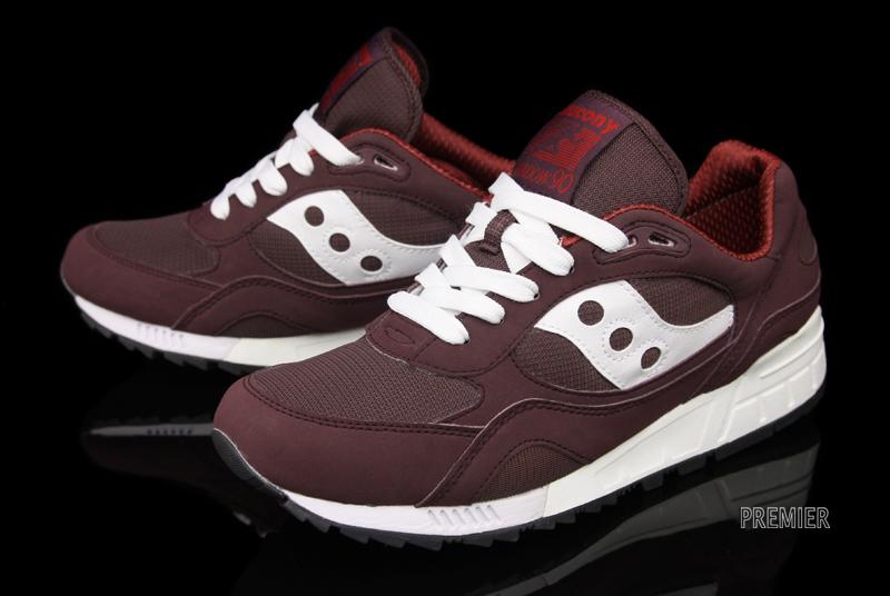 Saucony Shadow 90 Burgundy White 2