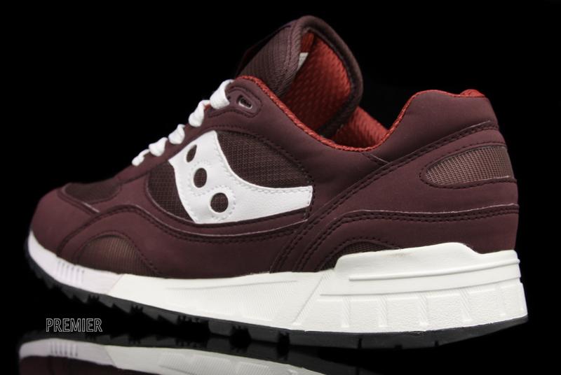 Saucony Shadow 90 Burgundy White 5