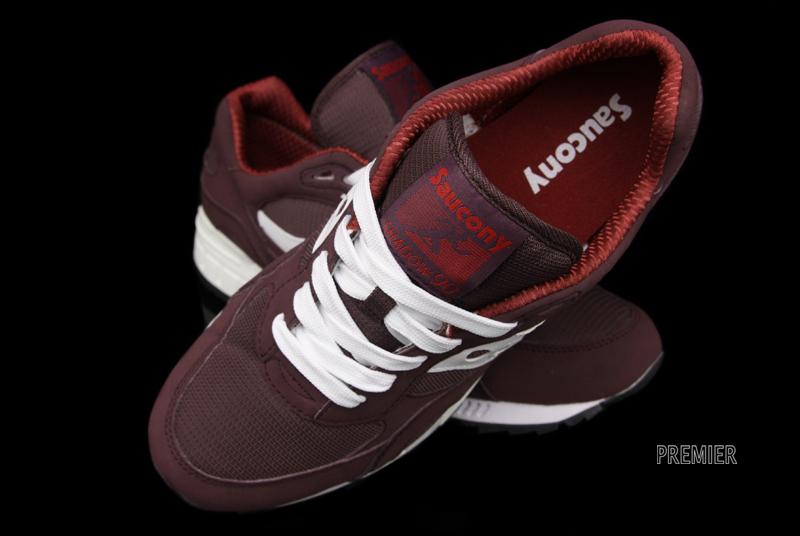 Saucony Shadow 90 Burgundy White 6