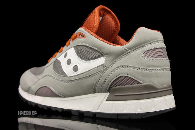 Saucony Shadow 90 Grey White Orange 5