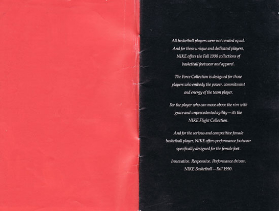 Complete Fall 1990 Nike Basketball Catalog 01