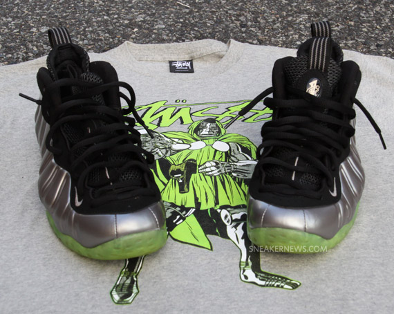 Nike Air Foamposite One Captain America Dr Doom Sole Swap Customs 11