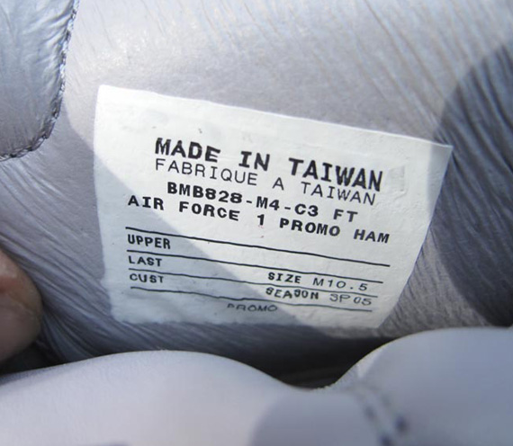Nike Air Force 1 High Chris Hill Promo Cement Grey Black 07