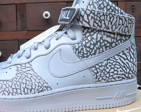 Nike Air Force 1 High - Cement Grey - Black | Chris Hall Promo Sample