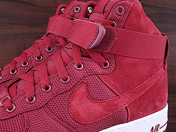 Nike Air Force 1 High – Team Red – White