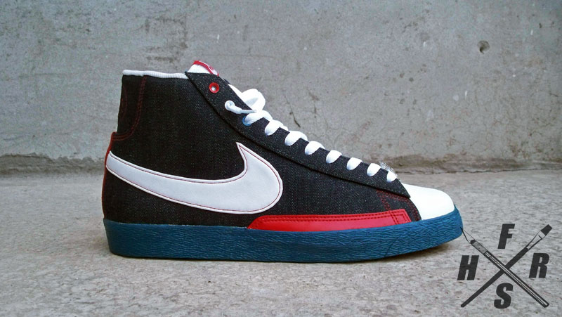 Nike Blazer High Custom 10 Deep Patriots 3