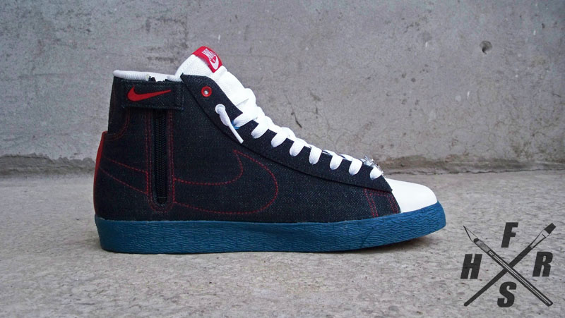 Nike Blazer High Custom 10 Deep Patriots 4