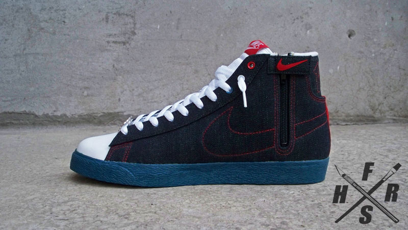 Nike Blazer High Custom 10 Deep Patriots 5