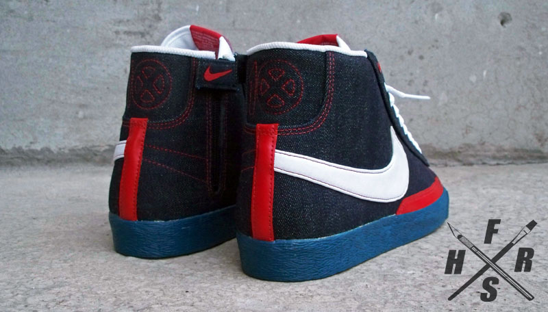 Nike Blazer High Custom 10 Deep Patriots 6
