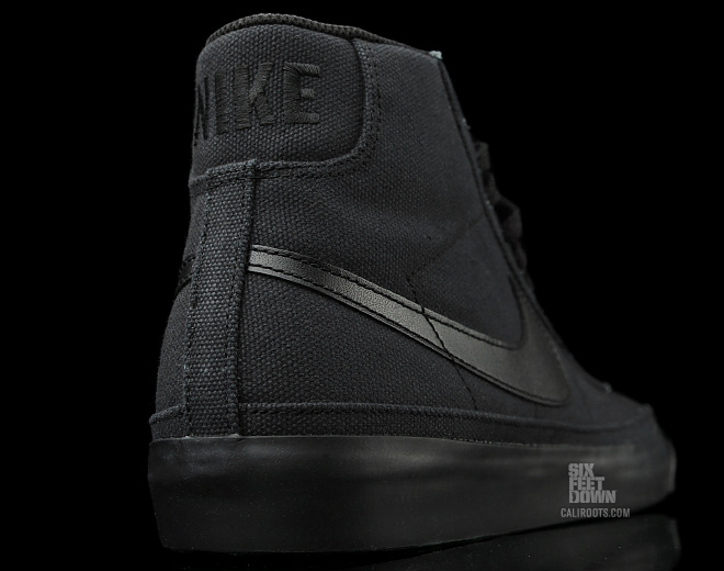 Nike Blazer Mid Black Canvas 3