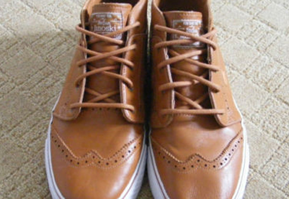 Nike Sb Janoski Mid Brogue Brown Sample Ebay Summary